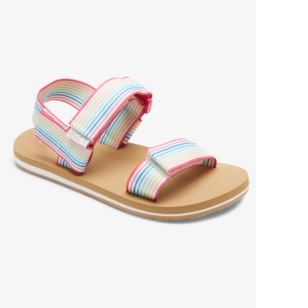 Roxy Colorful Striped Cage Sandals